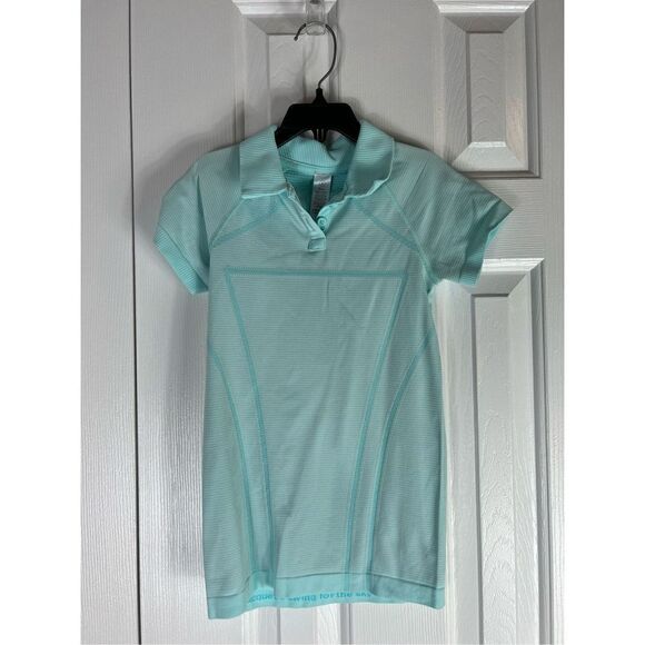 Ivivva Lululemon Girls Teal Top Size 8 - Picture 1 of 3